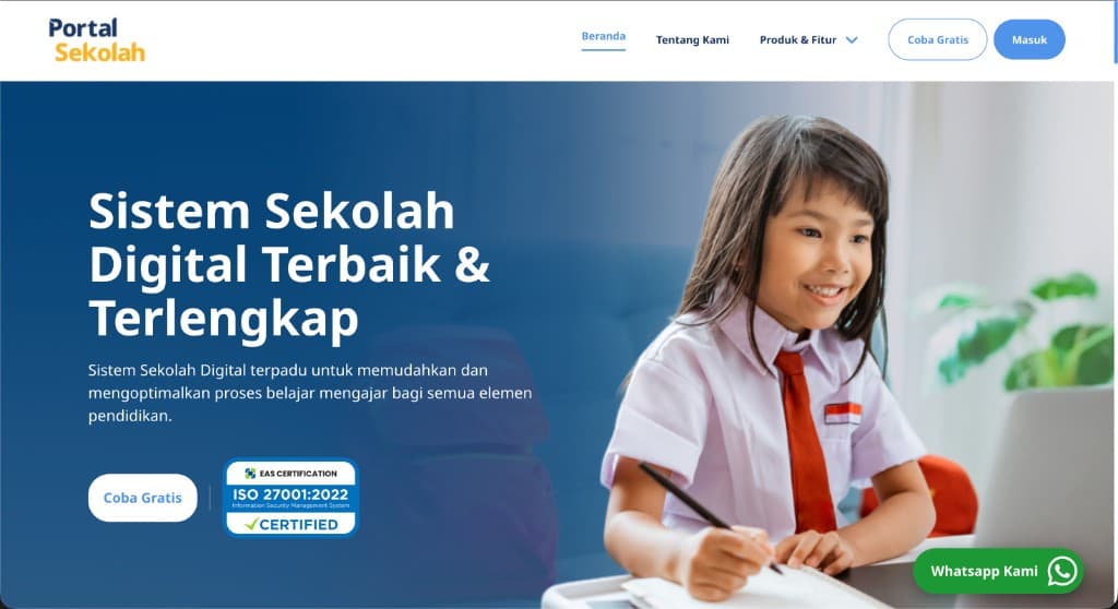 Portal Sekolah product screenshot